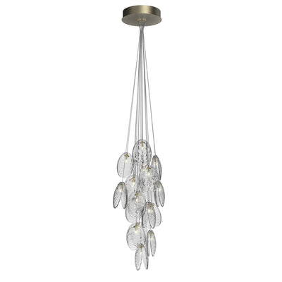 Thalassic Shell Architectural  Cluster Chandelier