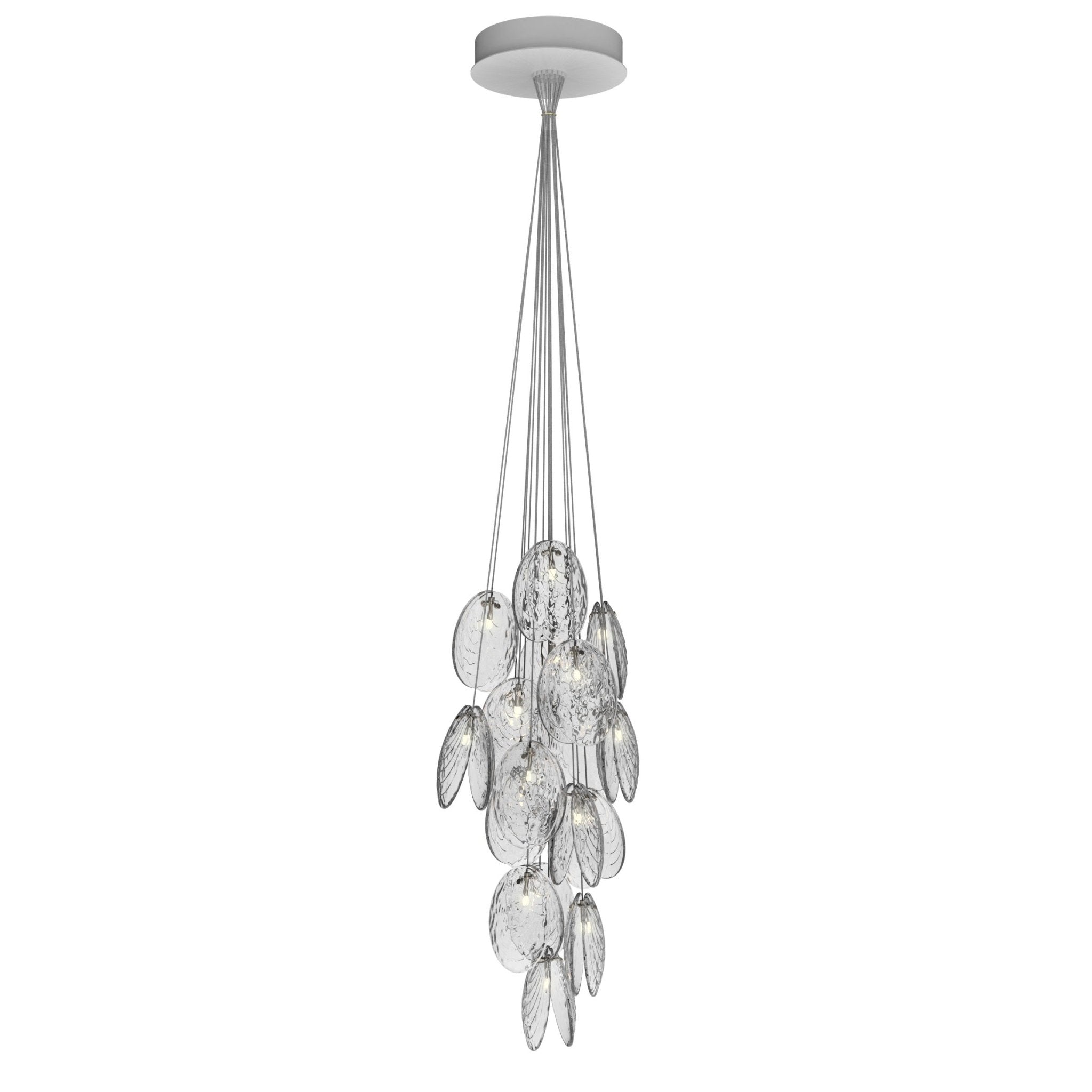 Thalassic Shell Architectural  Cluster Chandelier
