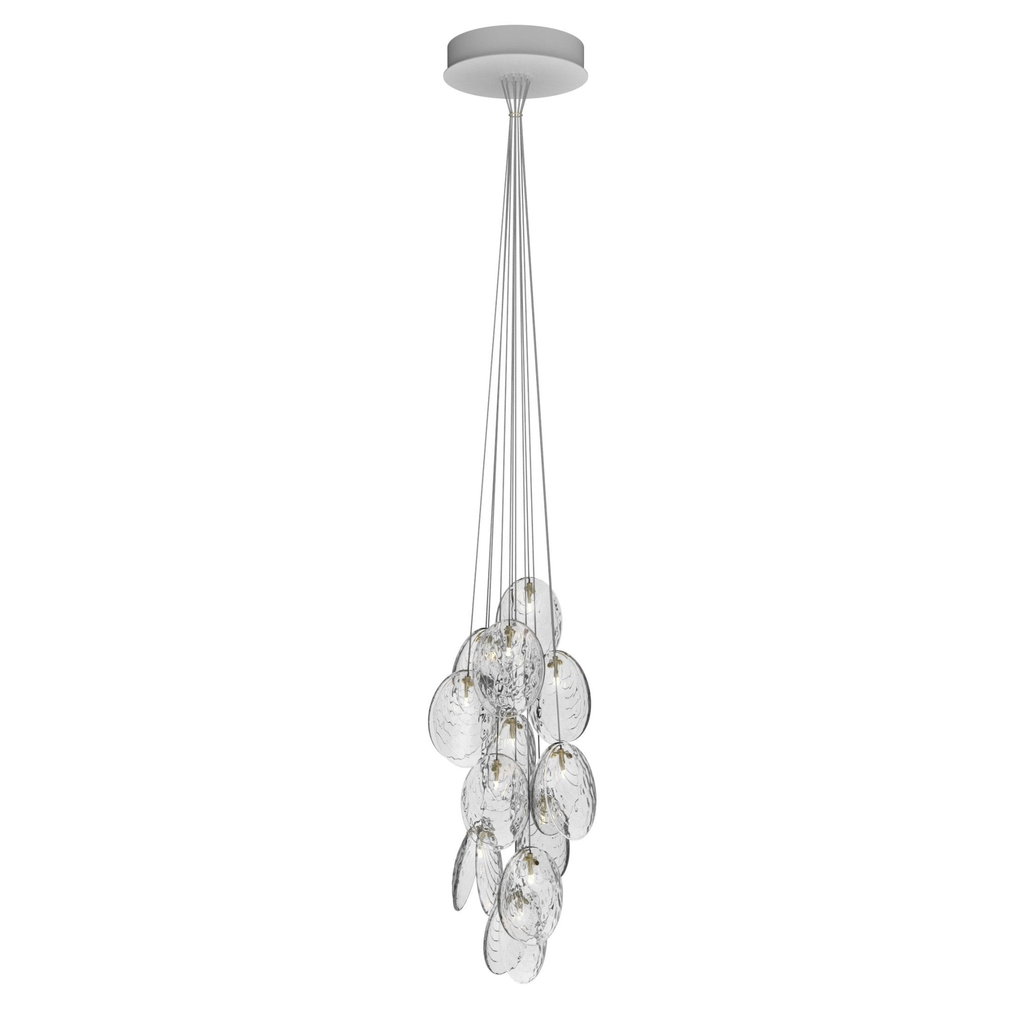Thalassic Shell Architectural  Cluster Chandelier