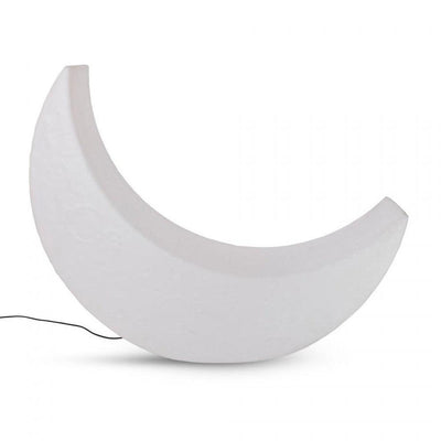 Zetheor Crescent Moon Resin Floor Lamp