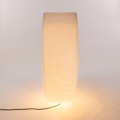 Zetheor Crescent Moon Resin Floor Lamp