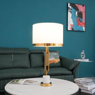 Opus Marble Art Deco Table Lamp