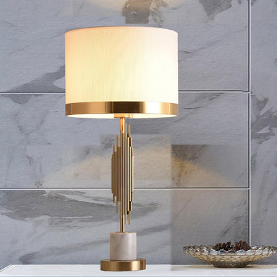 Opus Marble Art Deco Table Lamp