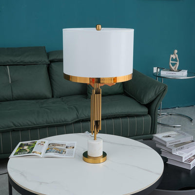 Opus Marble Art Deco Table Lamp