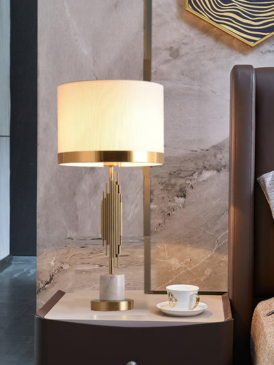 Opus Marble Art Deco Table Lamp