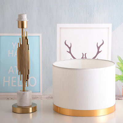 Opus Marble Art Deco Table Lamp