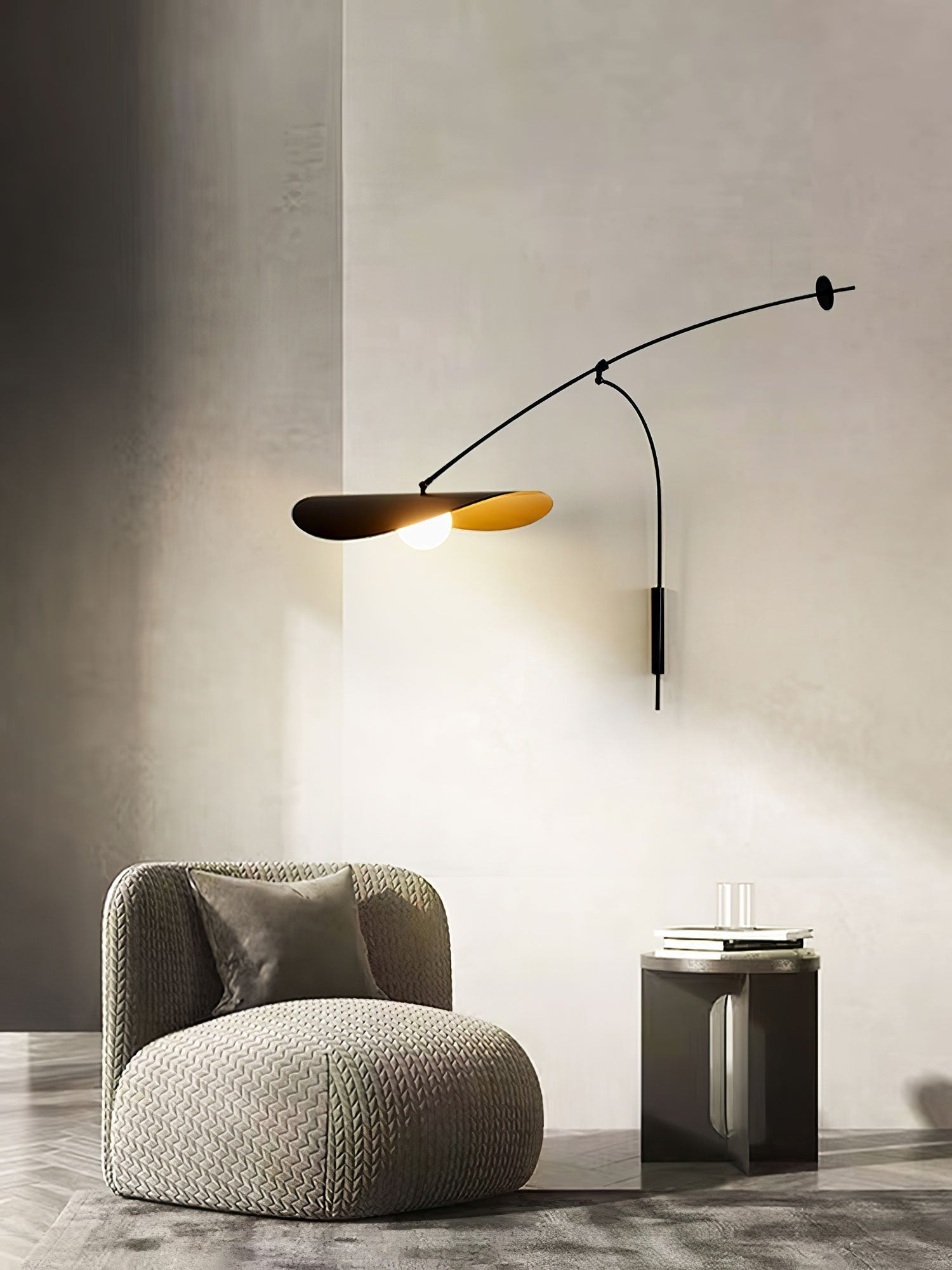 Tirove Glass Minimalist  Wall Lamp