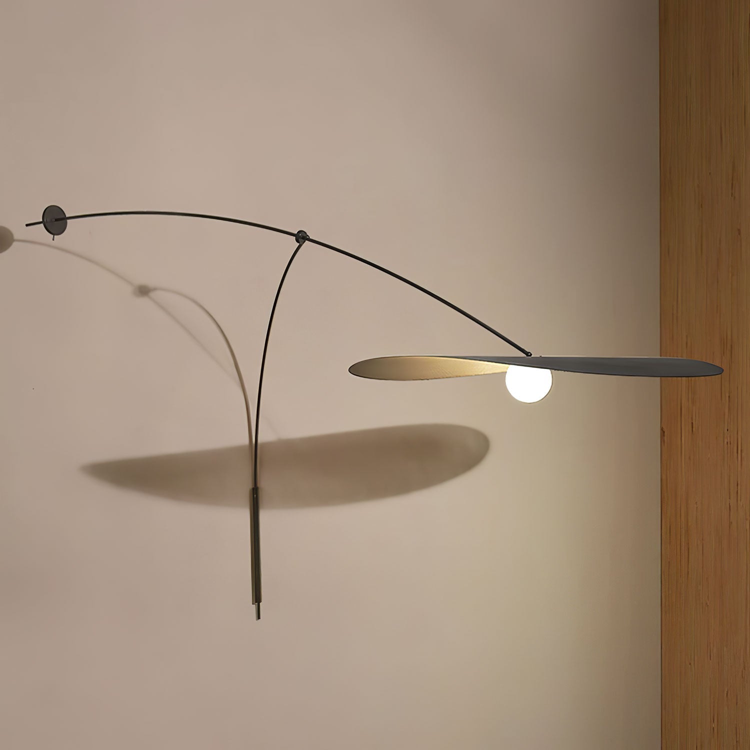 Tirove Glass Minimalist  Wall Lamp