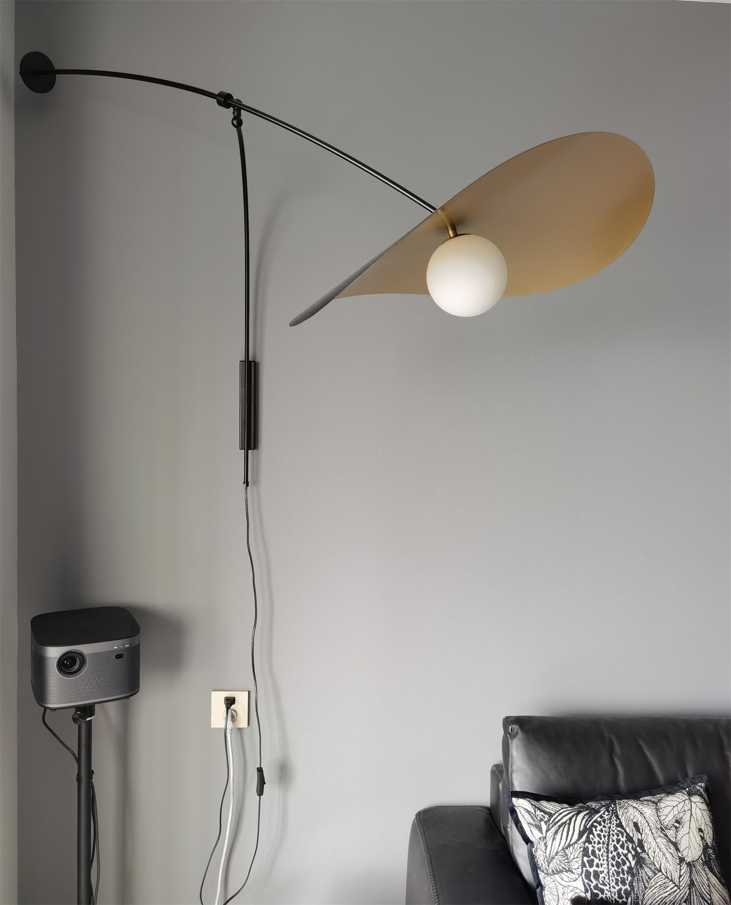 Tirove Glass Minimalist  Wall Lamp