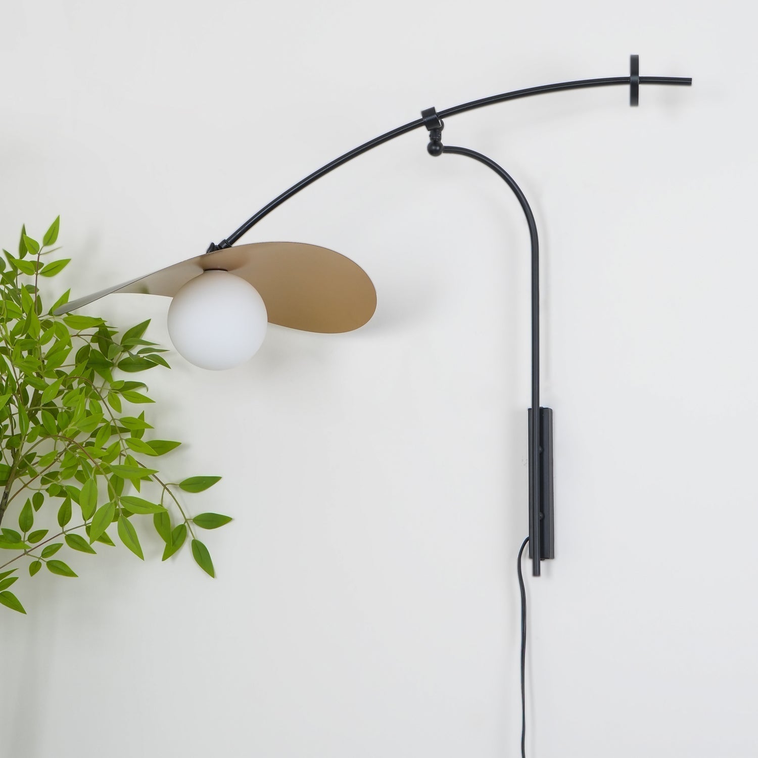 Tirove Glass Minimalist  Wall Lamp