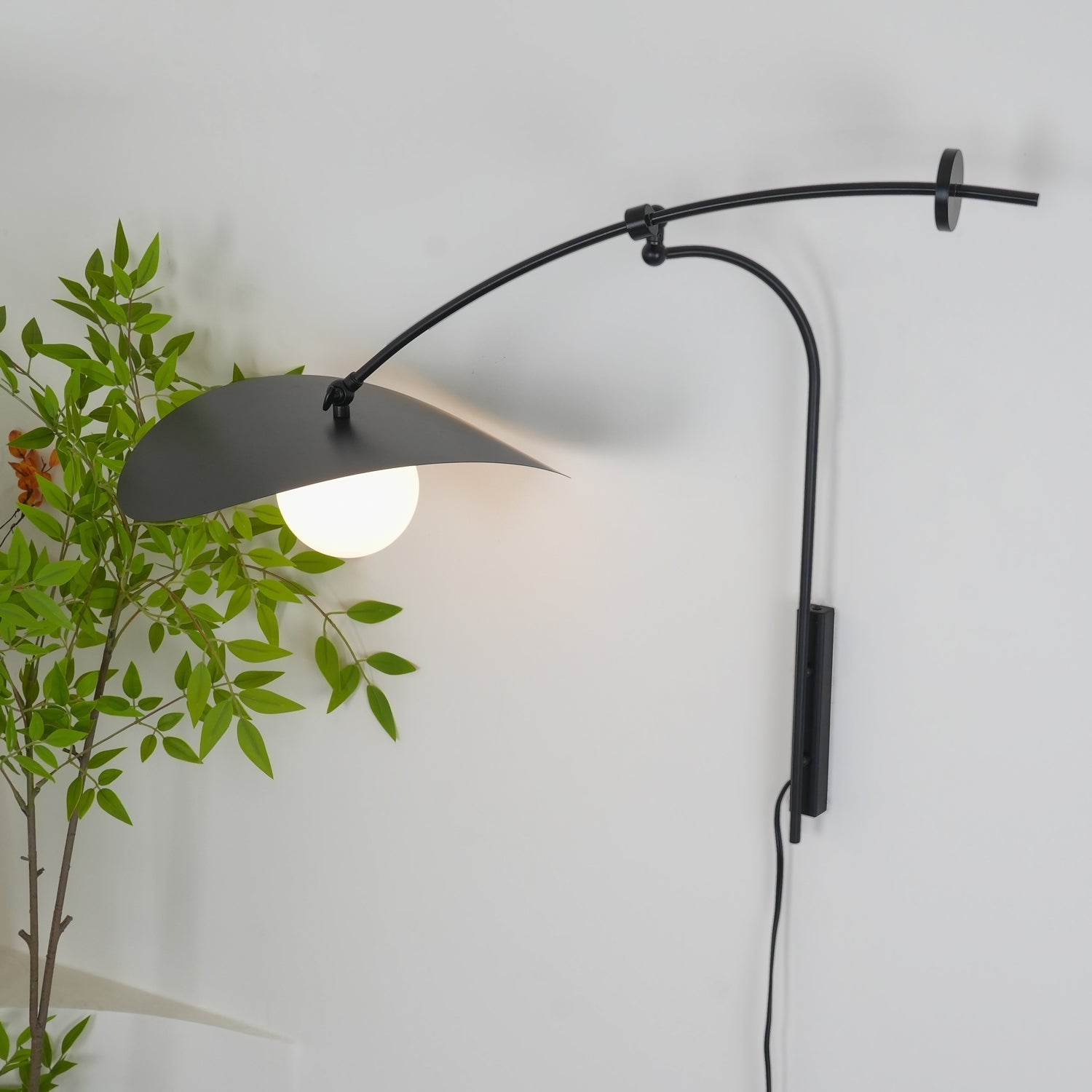 Tirove Glass Minimalist  Wall Lamp