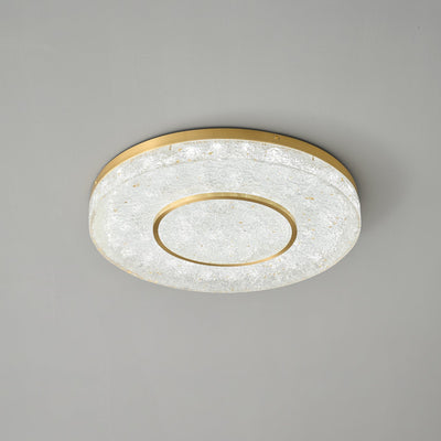 Auraora Ceiling Lamp Mysterious Circle Brass Resin