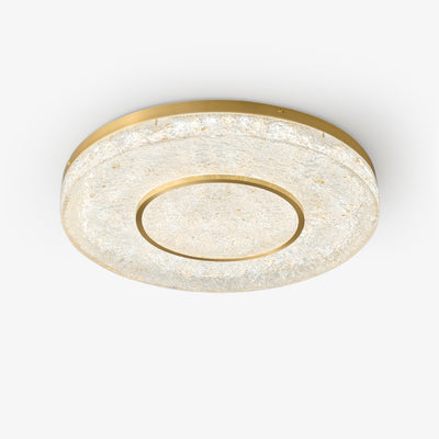 Auraora Ceiling Lamp Mysterious Circle Brass Resin