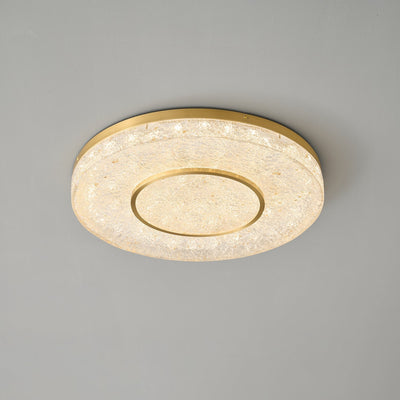 Auraora Ceiling Lamp Mysterious Circle Brass Resin