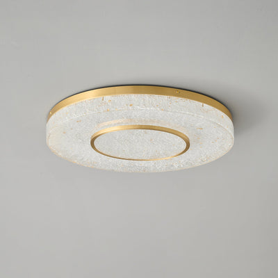Auraora Ceiling Lamp Mysterious Circle Brass Resin