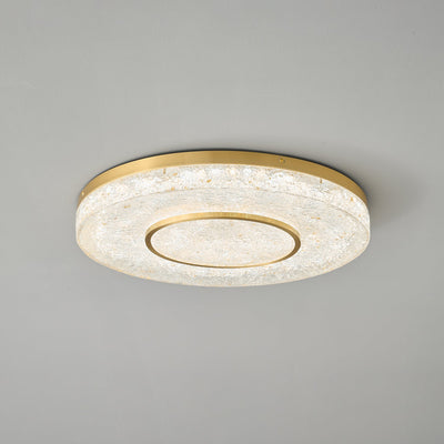 Auraora Ceiling Lamp Mysterious Circle Brass Resin