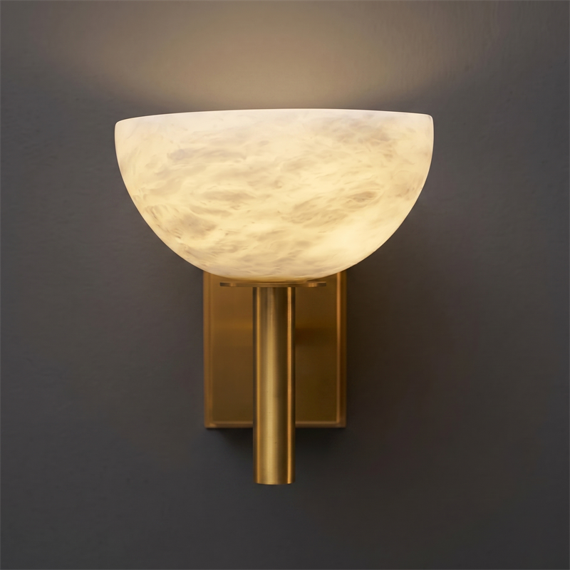 Solford Alabaster Indoor Wall Light