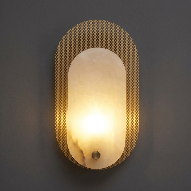 Solford Alabaster Indoor Wall Light