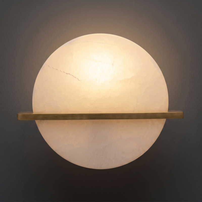 Solford Alabaster Indoor Wall Light