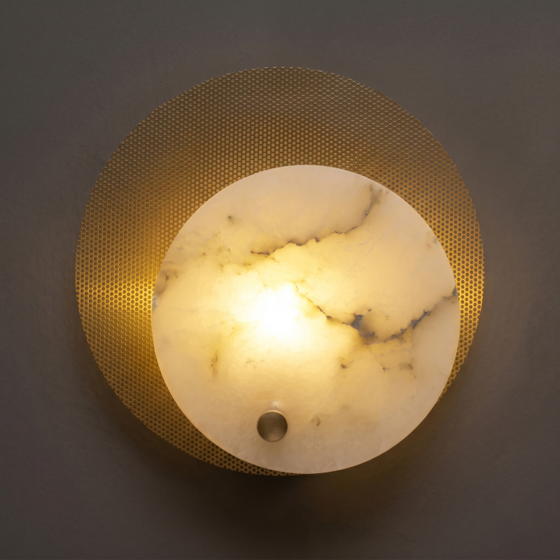 Solford Alabaster Indoor Wall Light