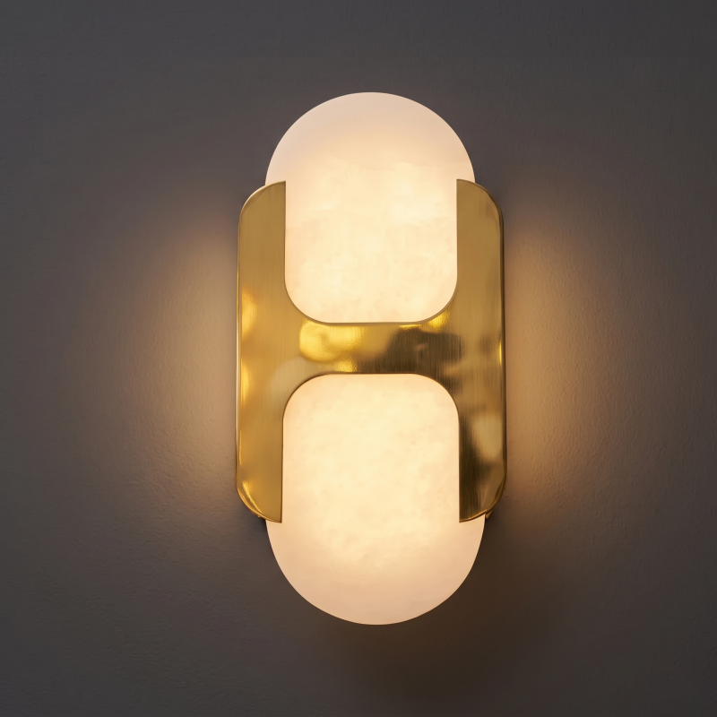 Solford Alabaster Indoor Wall Light