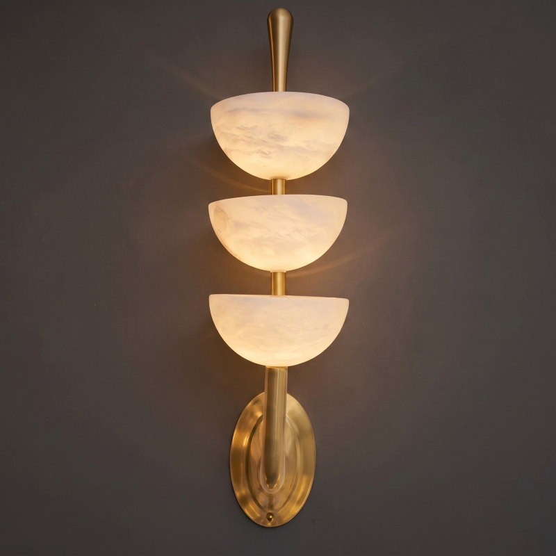 Solford Alabaster Indoor Wall Light