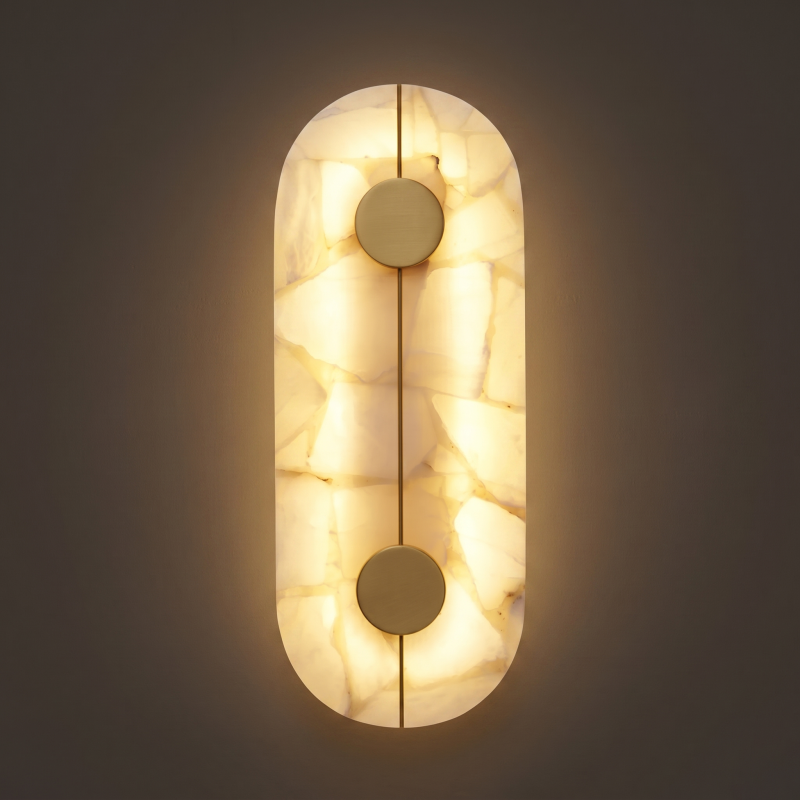 Solford Alabaster Indoor Wall Light