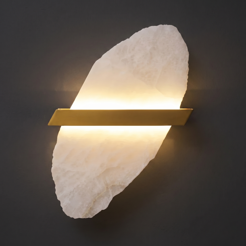 Solford Alabaster Indoor Wall Light