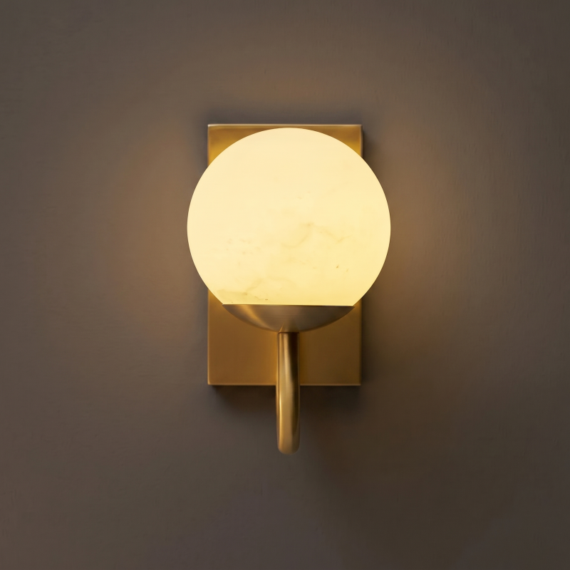 Solford Alabaster Indoor Wall Light