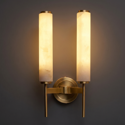Solford Alabaster Indoor Wall Light