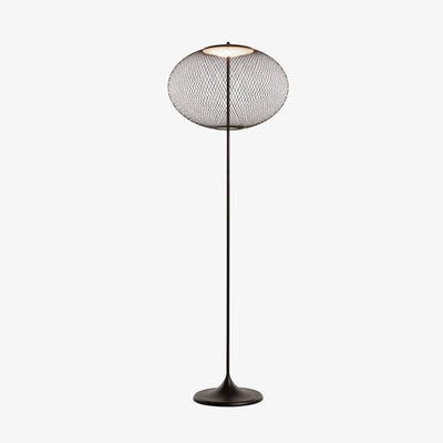 Ilsolyre Industrial Mesh Floor Lamp