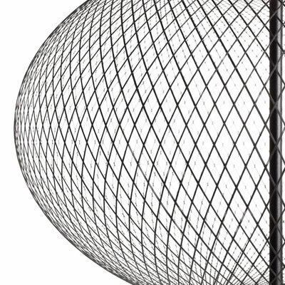 Ilsolyre Industrial Mesh Floor Lamp