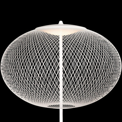 Ilsolyre Industrial Mesh Floor Lamp