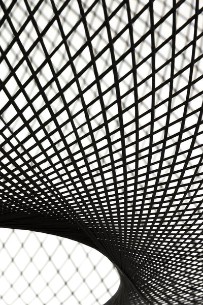 Ilsolyre Industrial Mesh Floor Lamp