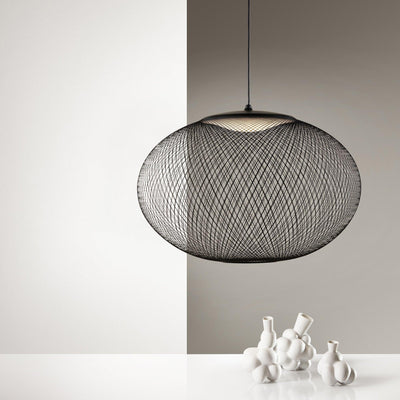Orelenira Pendant Lamp Metallic Mesh Black