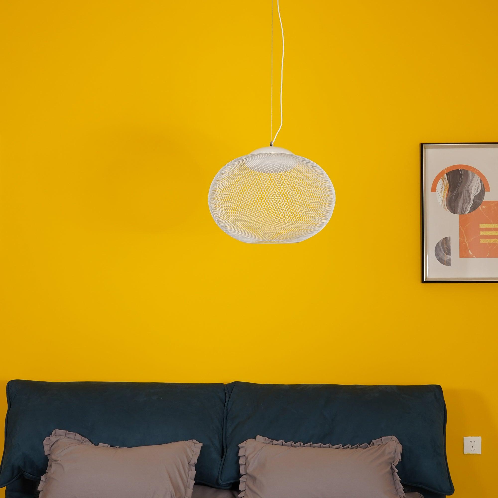 Orelenira Pendant Lamp Metallic Mesh Black