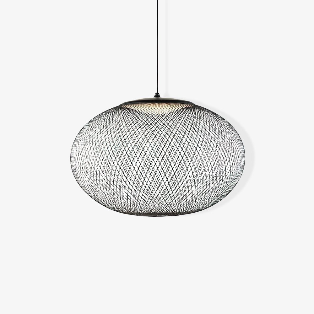 Orelenira Pendant Lamp Metallic Mesh Black
