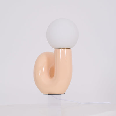 Soreeon Lamp Playful N Shape All White