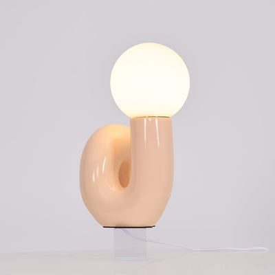 Soreeon Lamp Playful N Shape All White