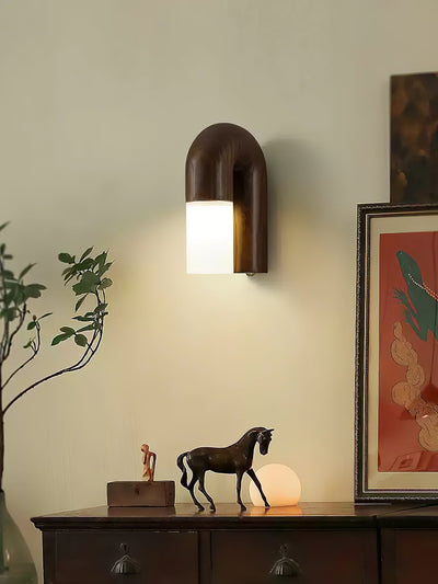 King Modern Minimalist Wood Wall Lamp
