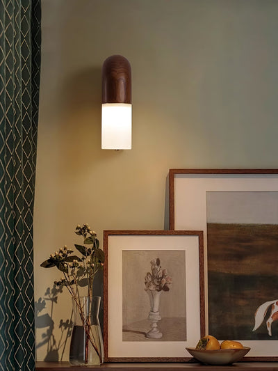 King Modern Minimalist Wood Wall Lamp