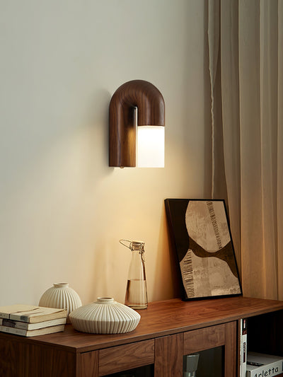 King Modern Minimalist Wood Wall Lamp