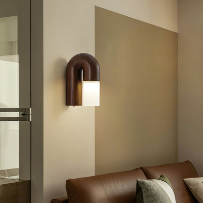 King Modern Minimalist Wood Wall Lamp