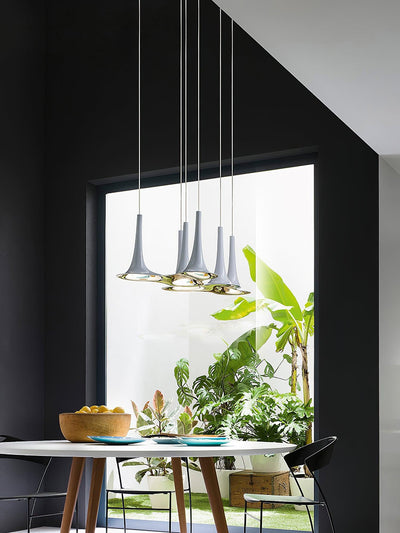 Rominex Pendant Lamp Acrylic Trumpet Shape Contemporary