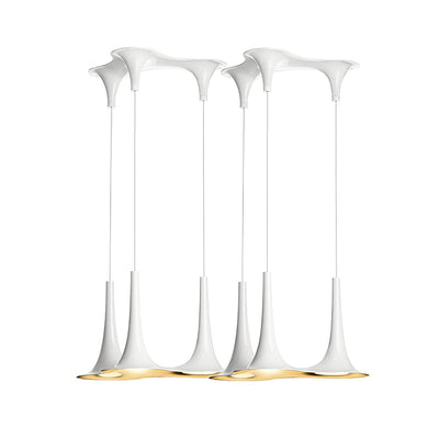 Rominex Pendant Lamp Acrylic Trumpet Shape Contemporary