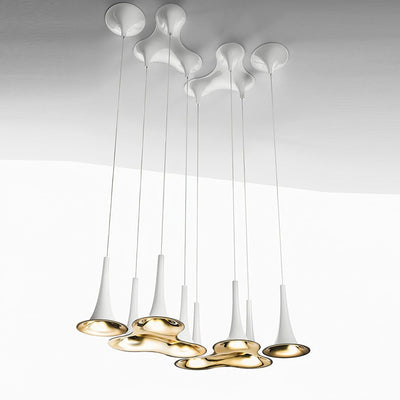 Rominex Pendant Lamp Acrylic Trumpet Shape Contemporary