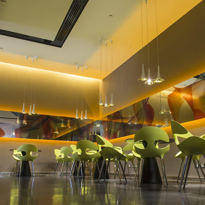 Rominex Pendant Lamp Acrylic Trumpet Shape Contemporary