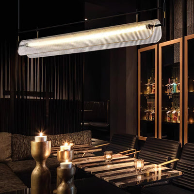 Meldo Chandelier Linear Strip Acrylic Long