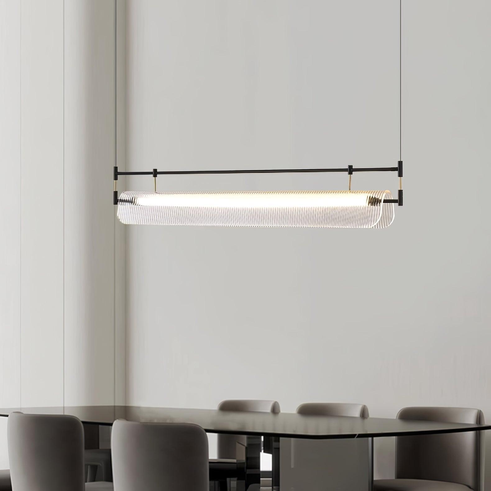 Meldo Chandelier Linear Strip Acrylic Long