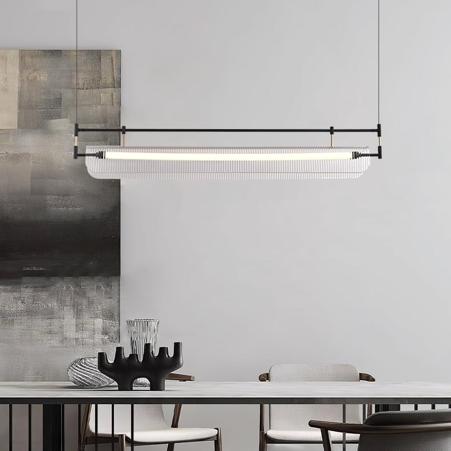Meldo Chandelier Linear Strip Acrylic Long
